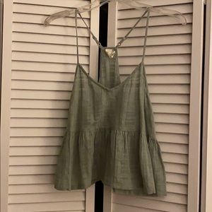 TOKYO DARLING Pastel Green Spaghetti Strap Top